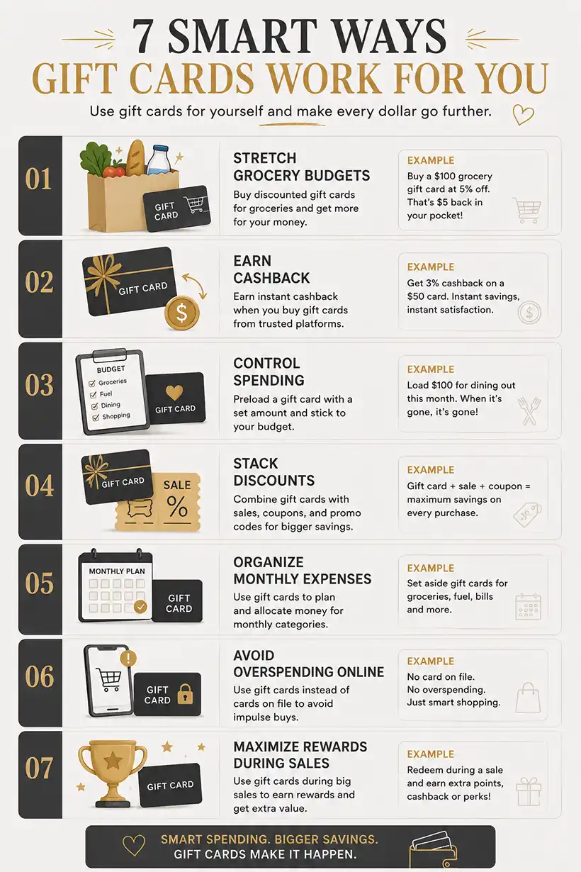 Giftcard for grocery budget