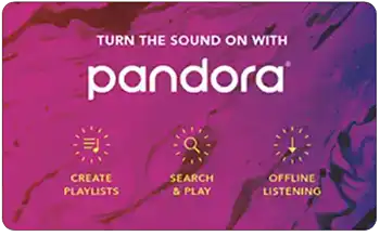 Pandora giftcard