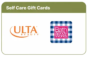Self care gift card